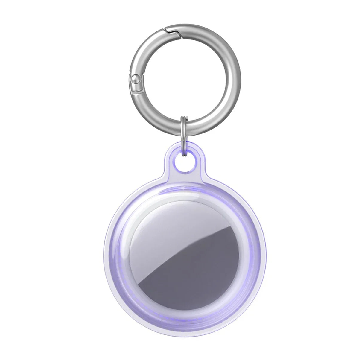 4/2/1 Pack Airtag Keychain Waterproof Air Tag Holder Case Compatible with Apple AirTag Case for Dog Cat Collar Tracker Key Ring
