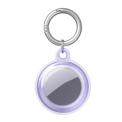 4/2/1 Pack Airtag Keychain Waterproof Air Tag Holder Case Compatible with Apple AirTag Case for Dog Cat Collar Tracker Key Ring
