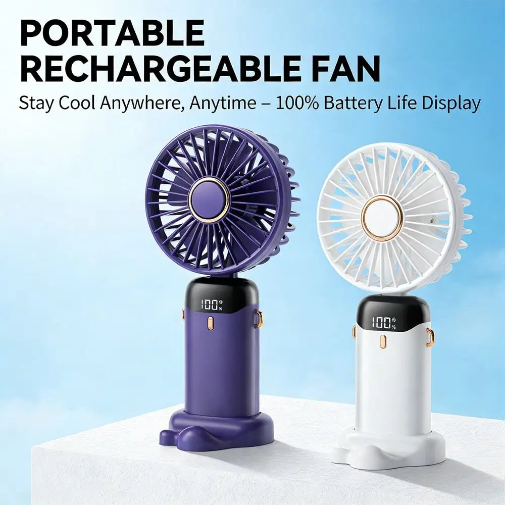 Mini Portable Handheld Fan Rechargeable
