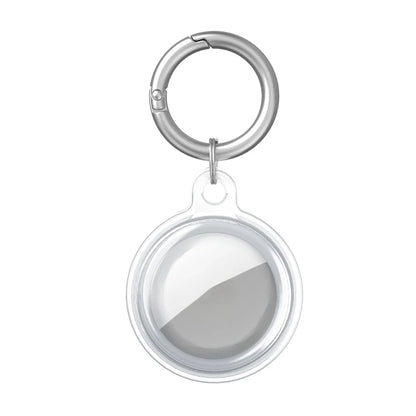4/2/1 Pack Airtag Keychain Waterproof Air Tag Holder Case Compatible with Apple AirTag Case for Dog Cat Collar Tracker Key Ring