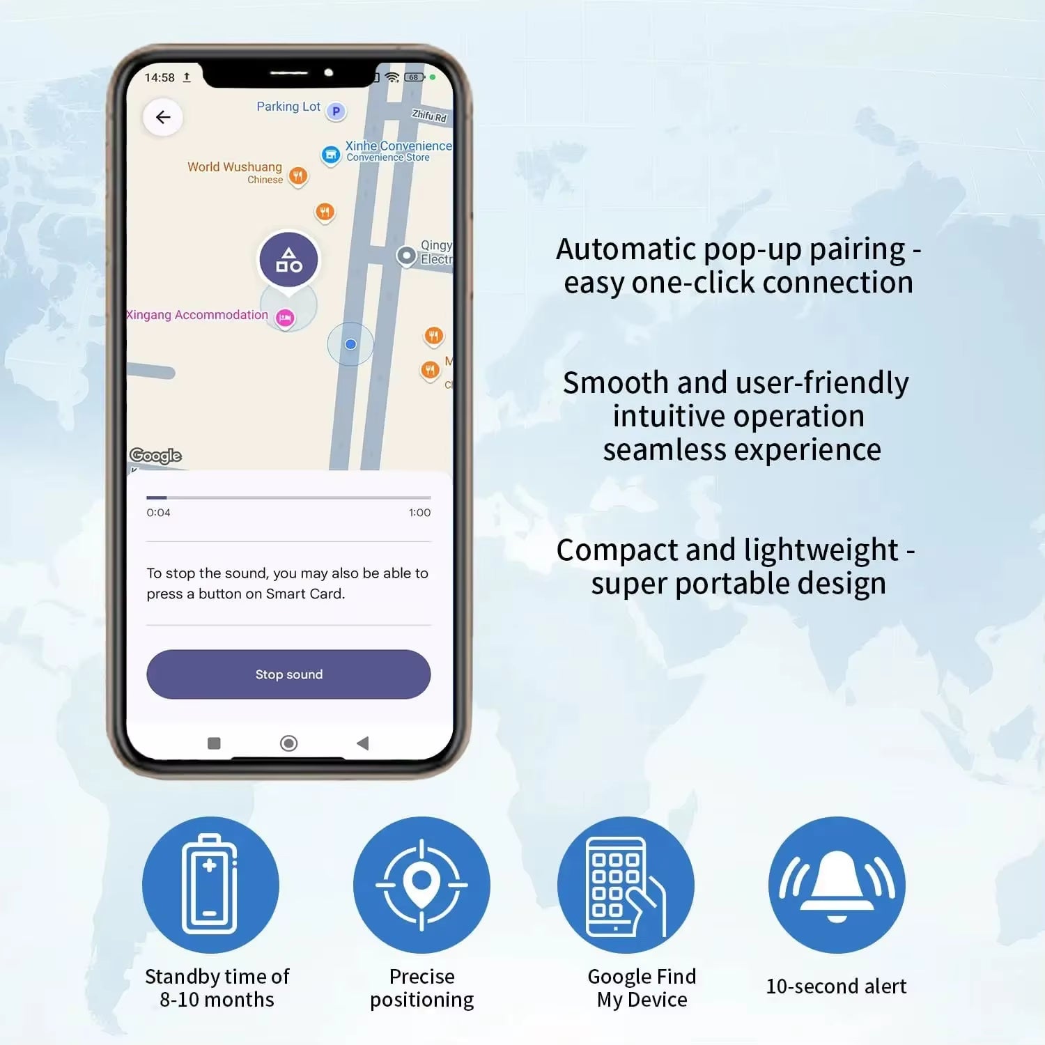 Airtag for Android Compatible Google Find My Item Finder Versatile Tracker for Keys Wallets Luggage