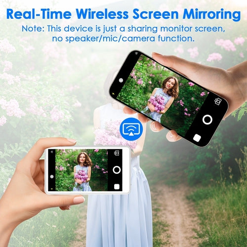 Vlog Selfie Monitor Screen Magnetic Rear Camera Phone Monitor Wireless
