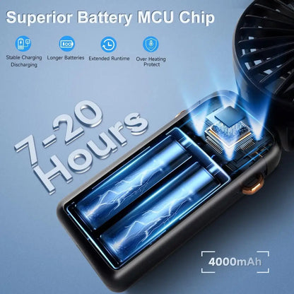 Mini Portable Handheld Fan Rechargeable