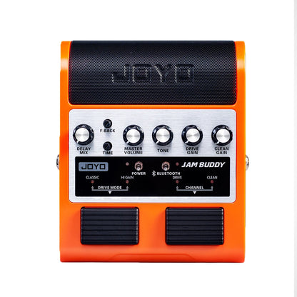 JOYO JAM BUDDY Portable Guitar Amplifier & Pedal 2 in 1 Rechargeable Bluetooth Guitar Practice Amp with Footswitch