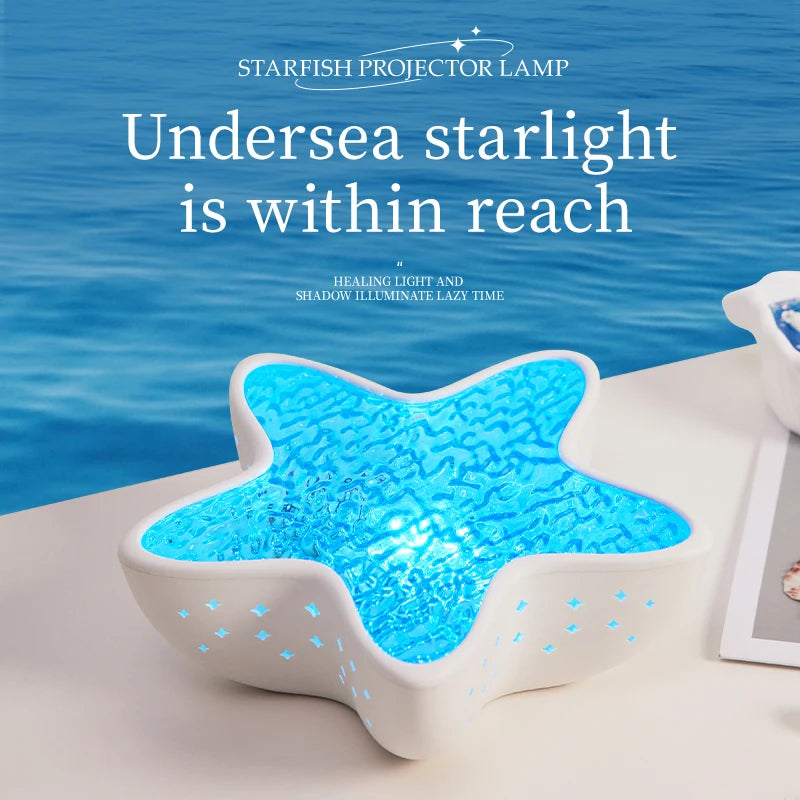 LED Starfish Galaxy Projector