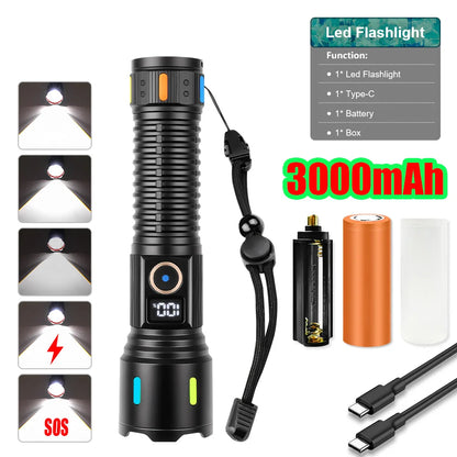 2000000LM Powerful Flashlight