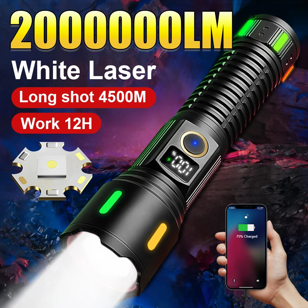 2000000LM Powerful Flashlight