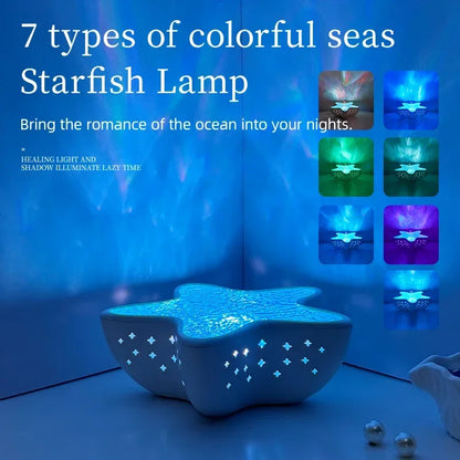 LED Starfish Galaxy Projector