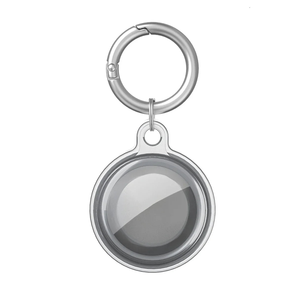4/2/1 Pack Airtag Keychain Waterproof Air Tag Holder Case Compatible with Apple AirTag Case for Dog Cat Collar Tracker Key Ring