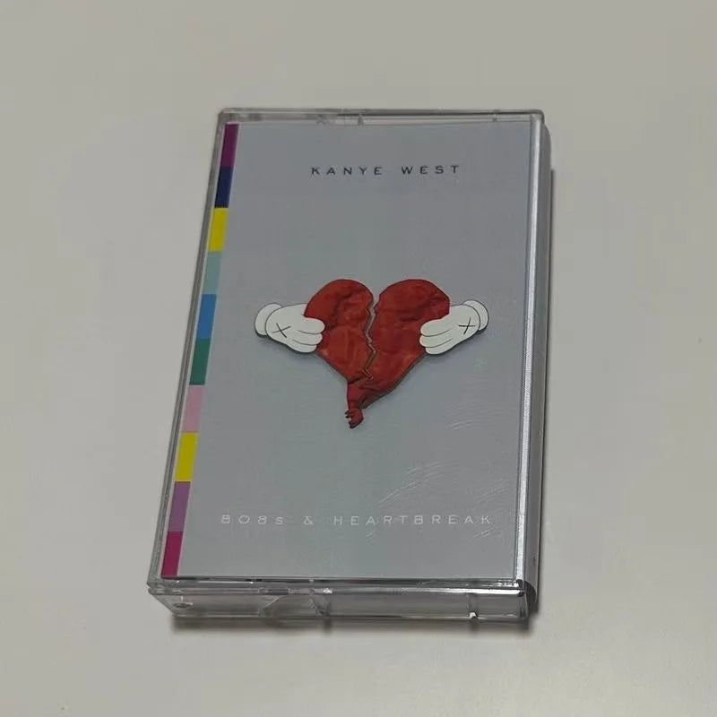 Rap Kanye West Graduation Music Tape My Beautiful Dark Twisted Fantasy Album 808s Heartbreak Cassettes