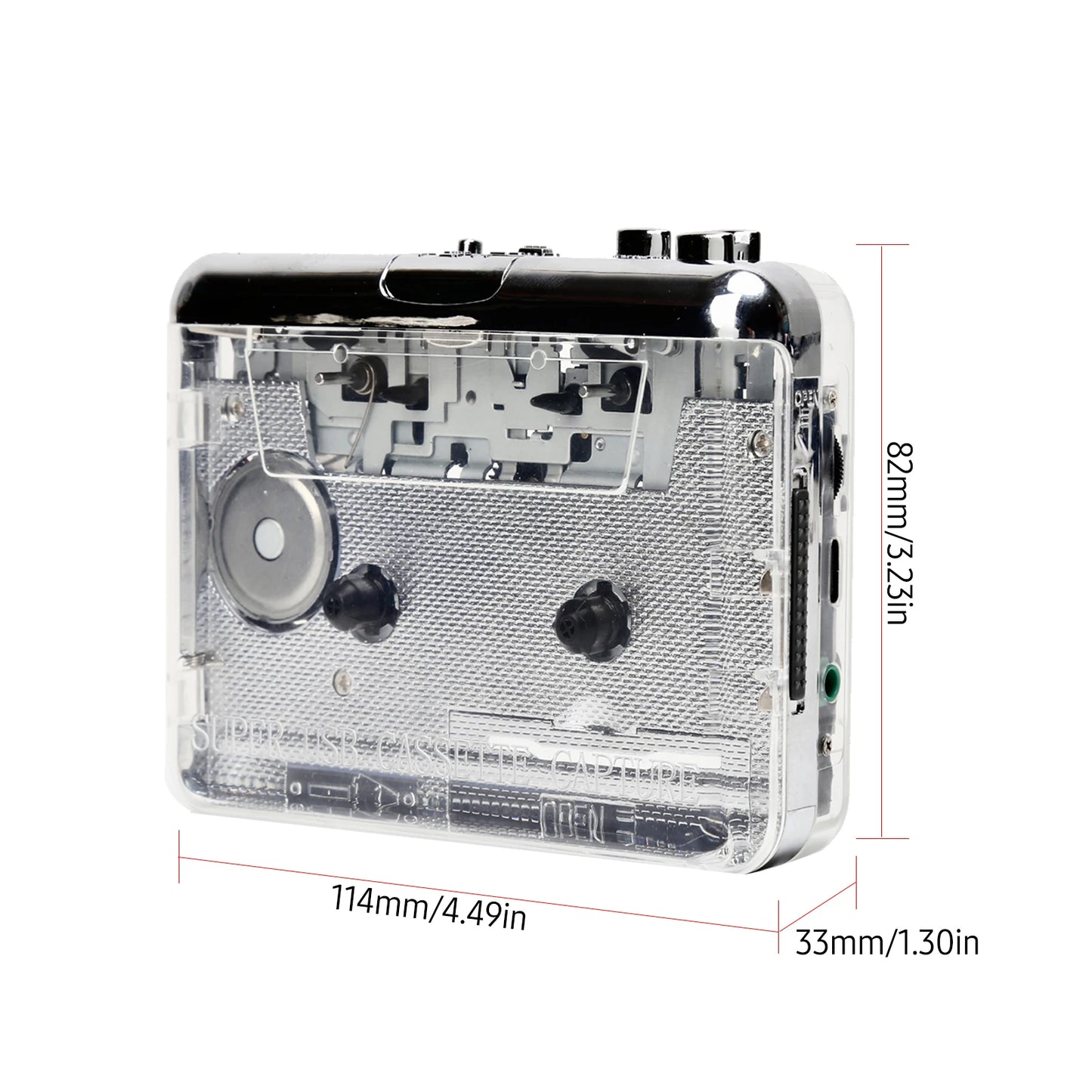 USB Music Player USB MP3 Converter Walkman MP3 for Laptop PC Travel for Vista Battery Cassette Tape to CD Headphone Travel