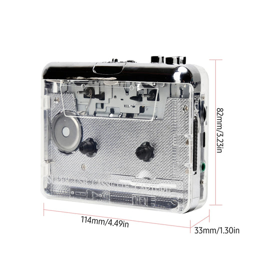 USB Music Player USB MP3 Converter Walkman MP3 for Laptop PC Travel for Vista Battery Cassette Tape to CD Headphone Travel
