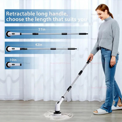 9 in 1 Cordless Electric Spin Scrubber Rechargeable
