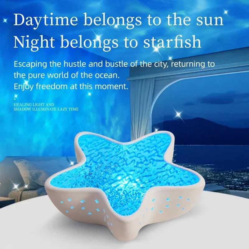 LED Starfish Galaxy Projector