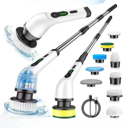 9 in 1 Cordless Electric Spin Scrubber Rechargeable