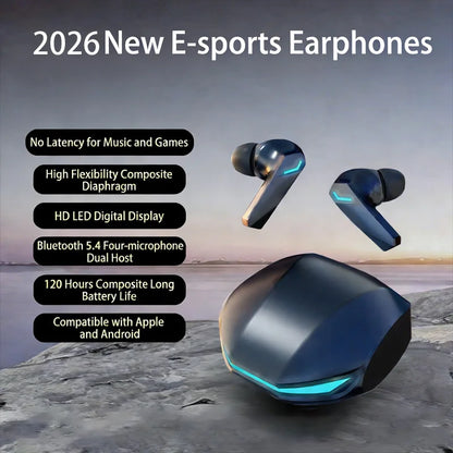 Lenovo Wireless GM2 Pro Bluetooth 5.3 Earphones Gaming Low Latency Dual Mode Music Earbuds Sports In-Ear Headset With Mic Gifts