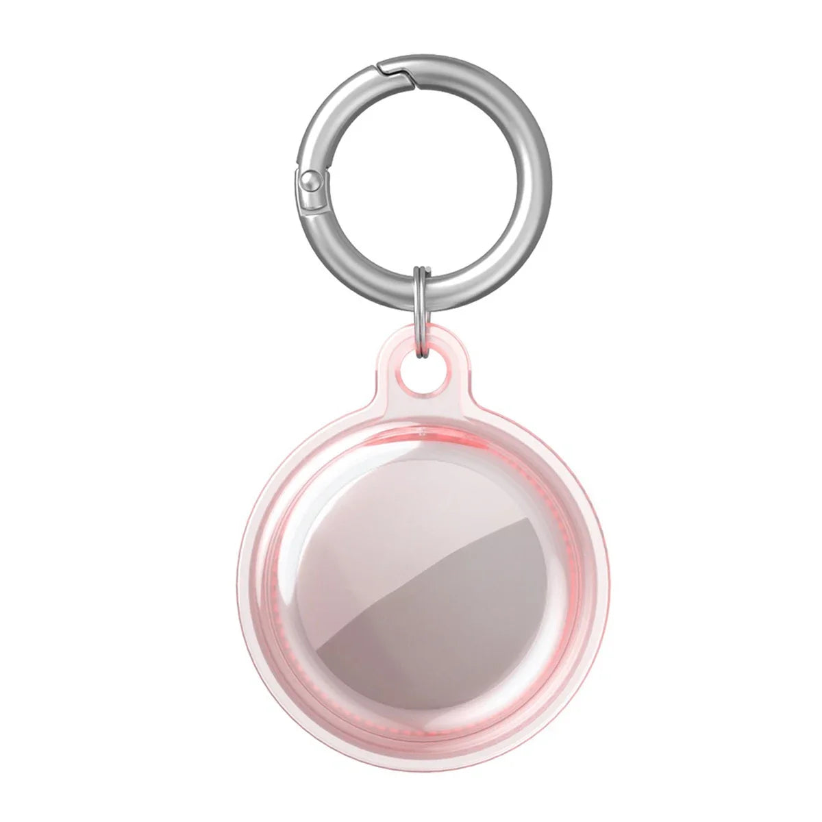 4/2/1 Pack Airtag Keychain Waterproof Air Tag Holder Case Compatible with Apple AirTag Case for Dog Cat Collar Tracker Key Ring