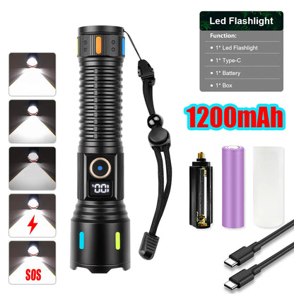 2000000LM Powerful Flashlight