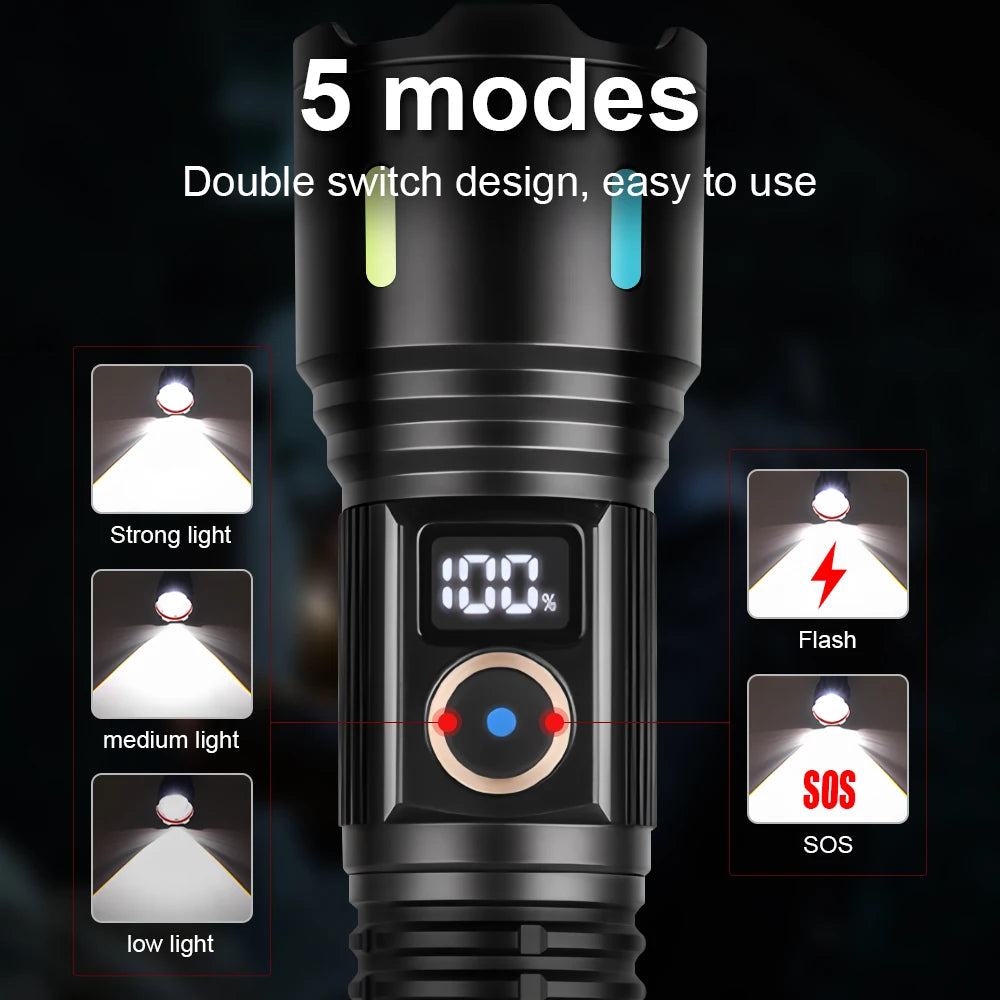 2000000LM Powerful Flashlight