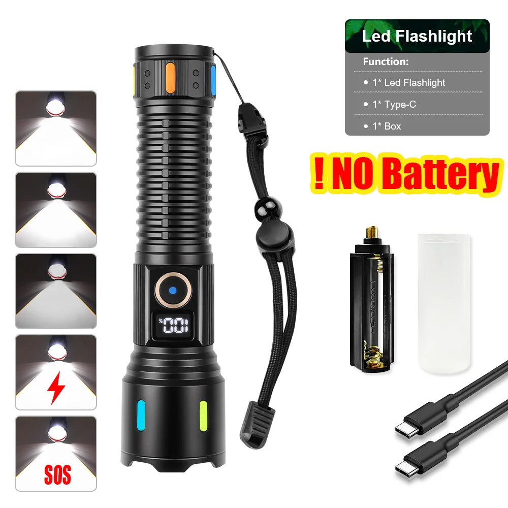 2000000LM Powerful Flashlight